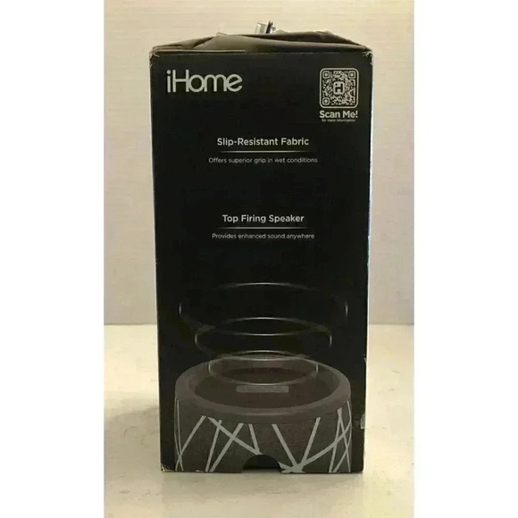 Open Box Unused iHome iBT77 Splashproof Fabric Bluetooth Speaker Voice Controls - Picture 4 of 7